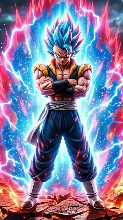 ai character: gogeta background