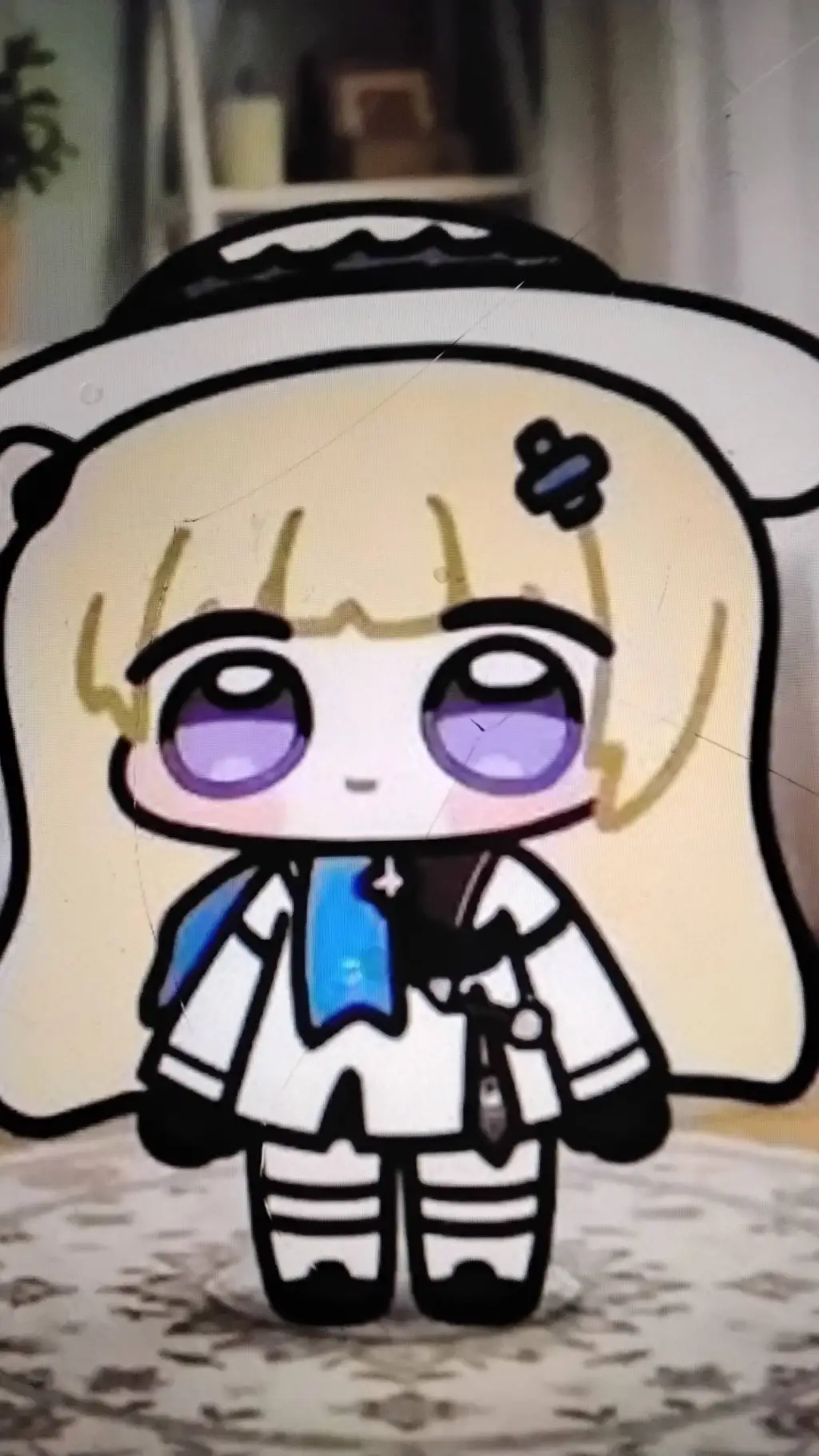 ai character: Phoebe chiupi  background