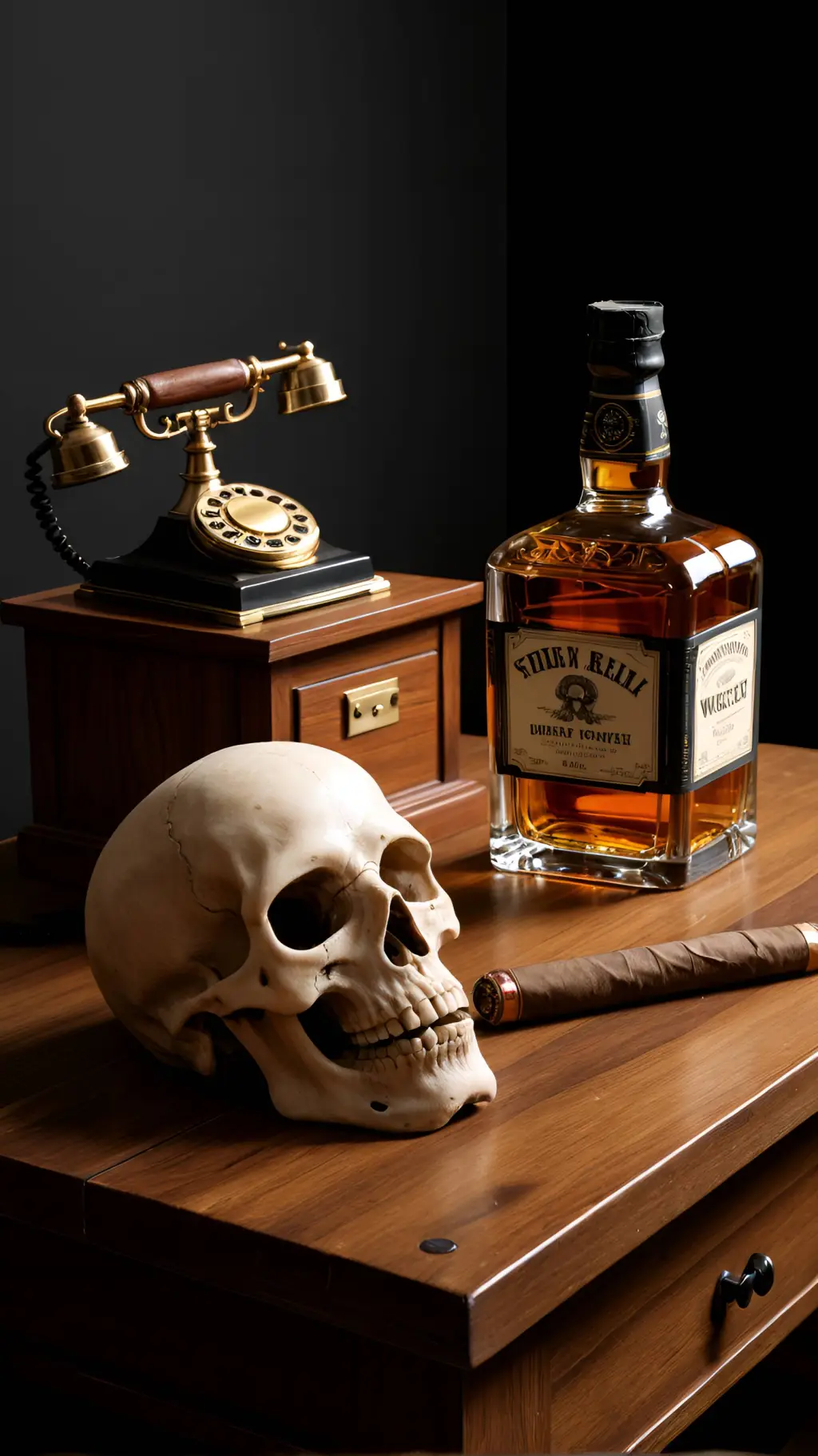 ai character: The One-Way Bridge background