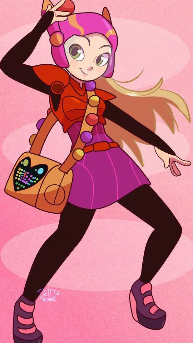 ai character: Honey Lemon background