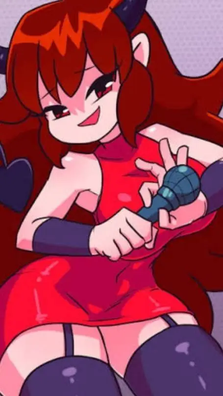 ai character: Girlfriend demonio background
