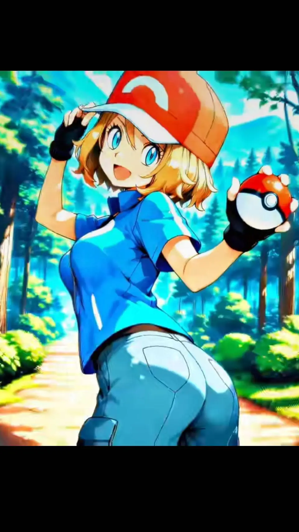 ai character: serena  background
