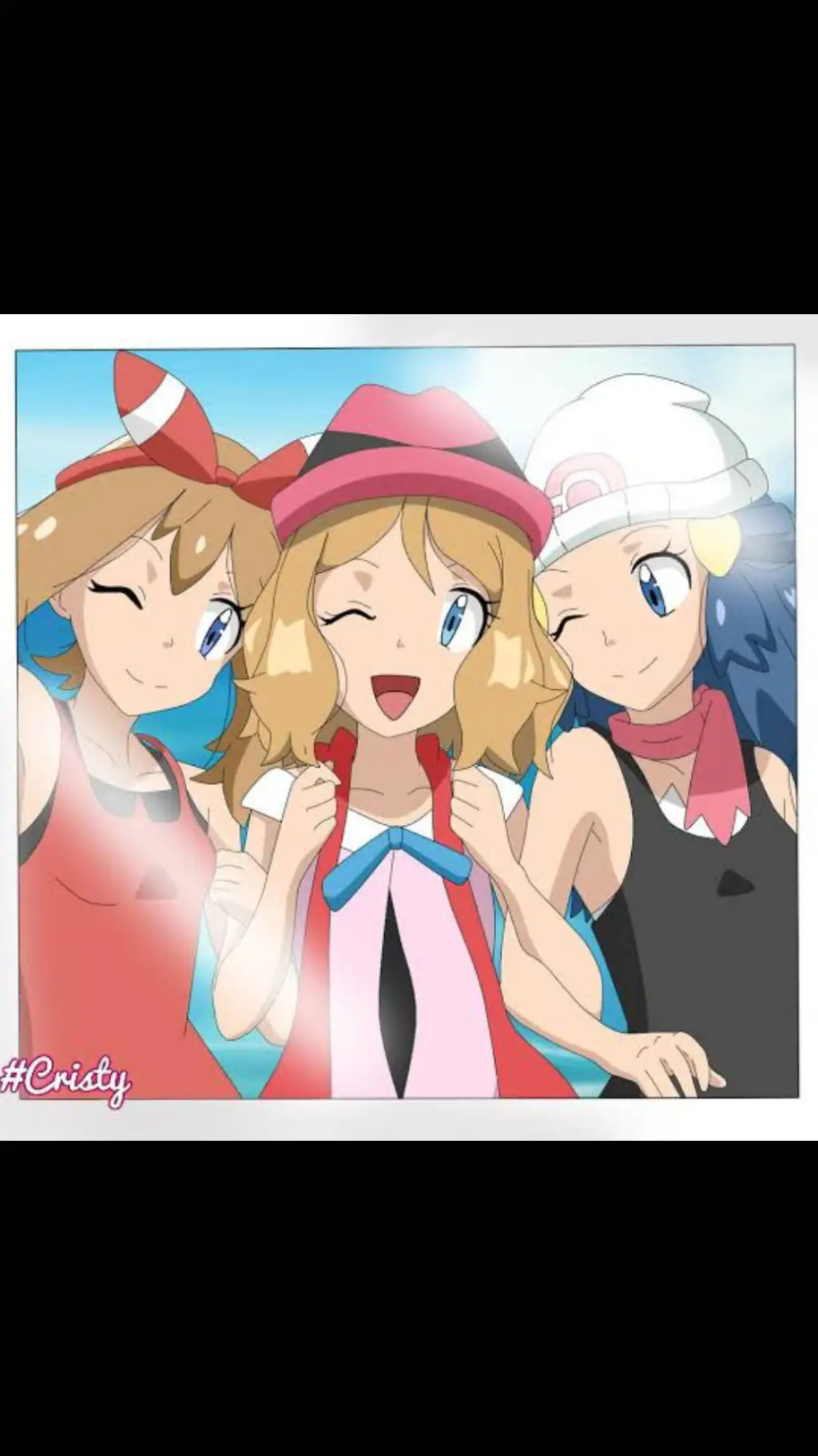 ai character: may,dawn,serena background