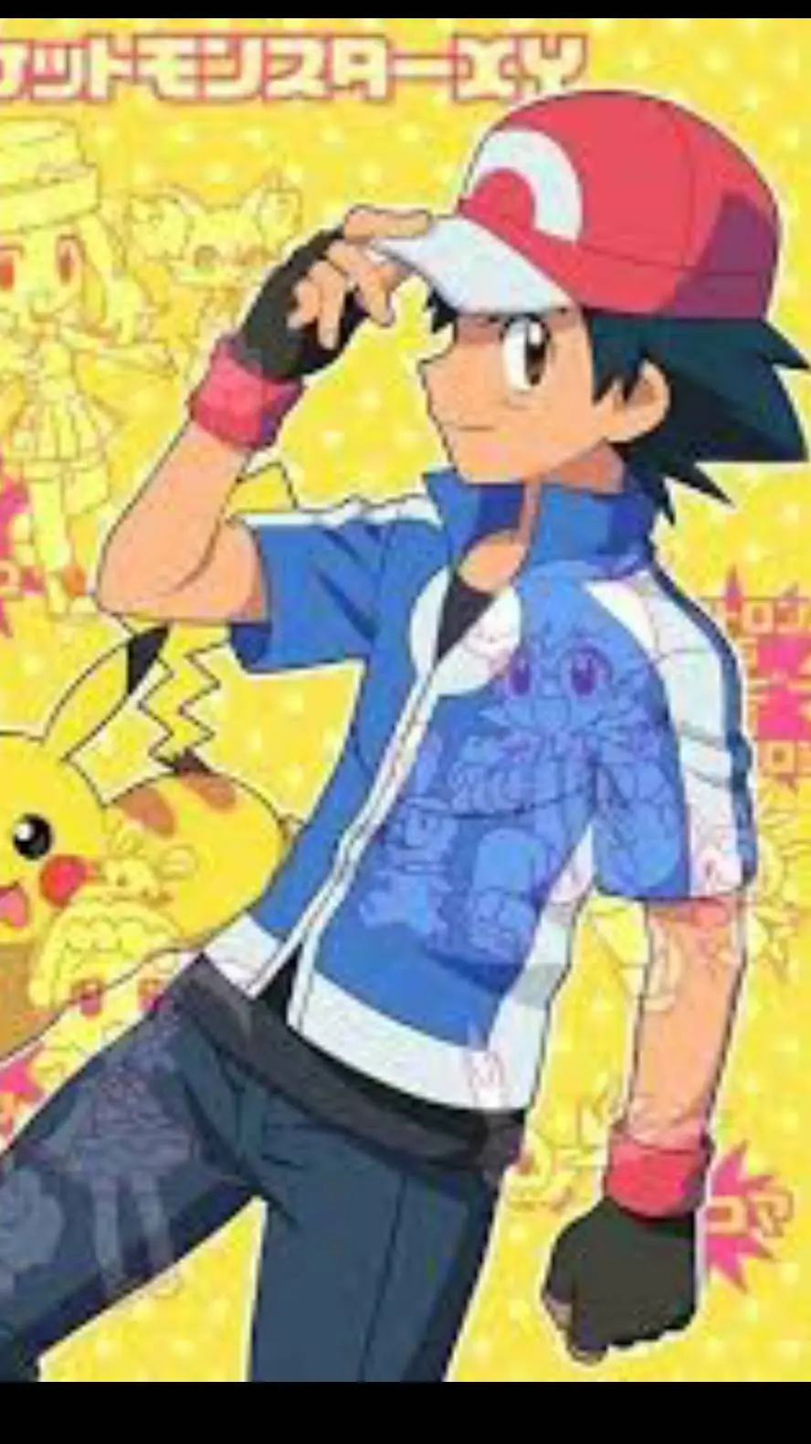 ai character: Ash Ketchum 3 background