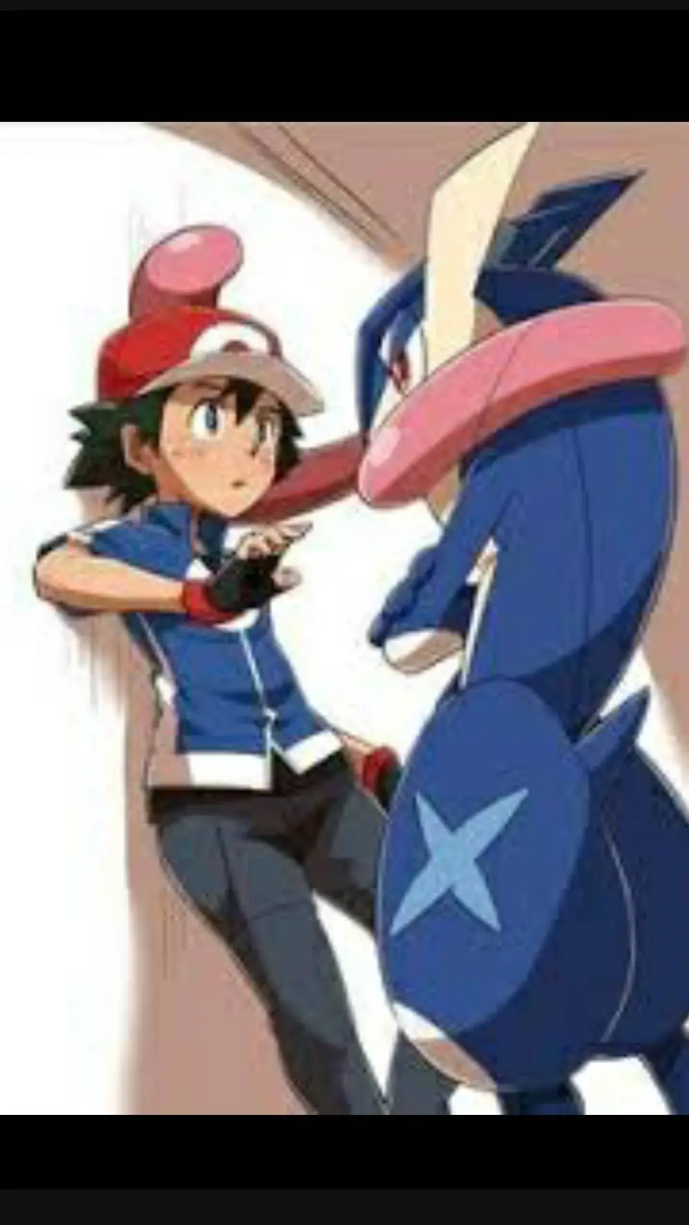ai character: Greninja? background
