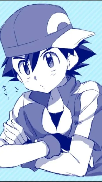 ai character: Ash Ketchum⚡ background