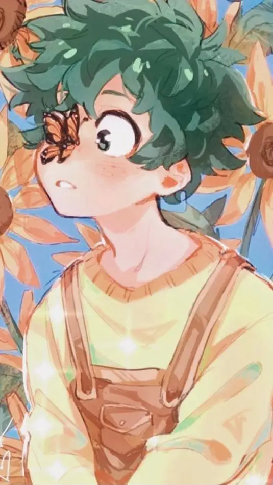 ai character: 🌼💚Izuku Midoriya💚🌼 background