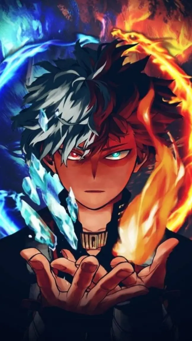 ai character: 🧊Shoto Todoroki🔥 background