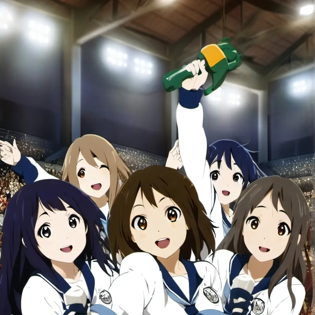 chat with ai character: cheerleader team