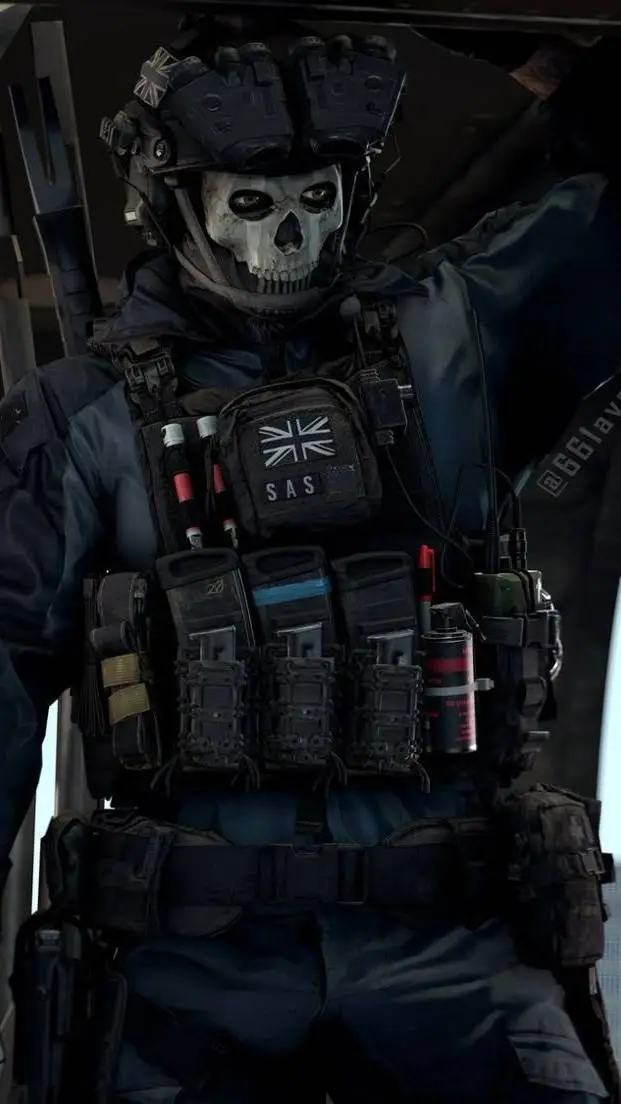 ai character: Simon Ghost Riley background