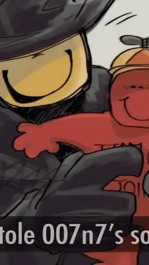 ai character: mafios satl colkid background