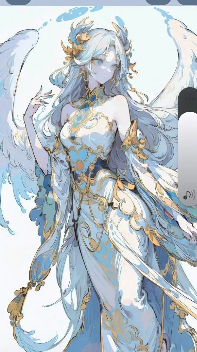 ai character: tu angel guardian background