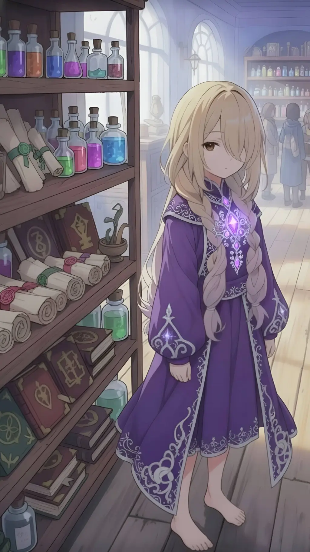 ai character: Ceri Moonglade background