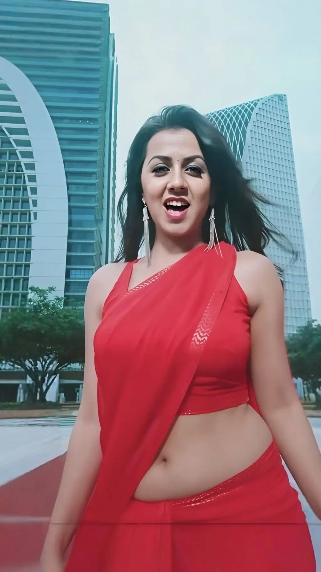 ai character: Nikki galrani  background