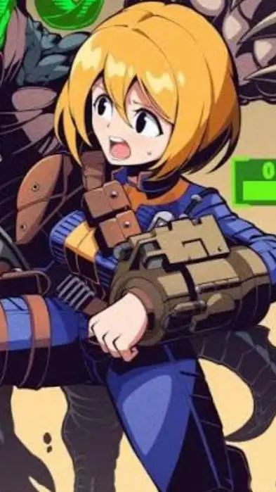 ai character: Girl Fallout  background