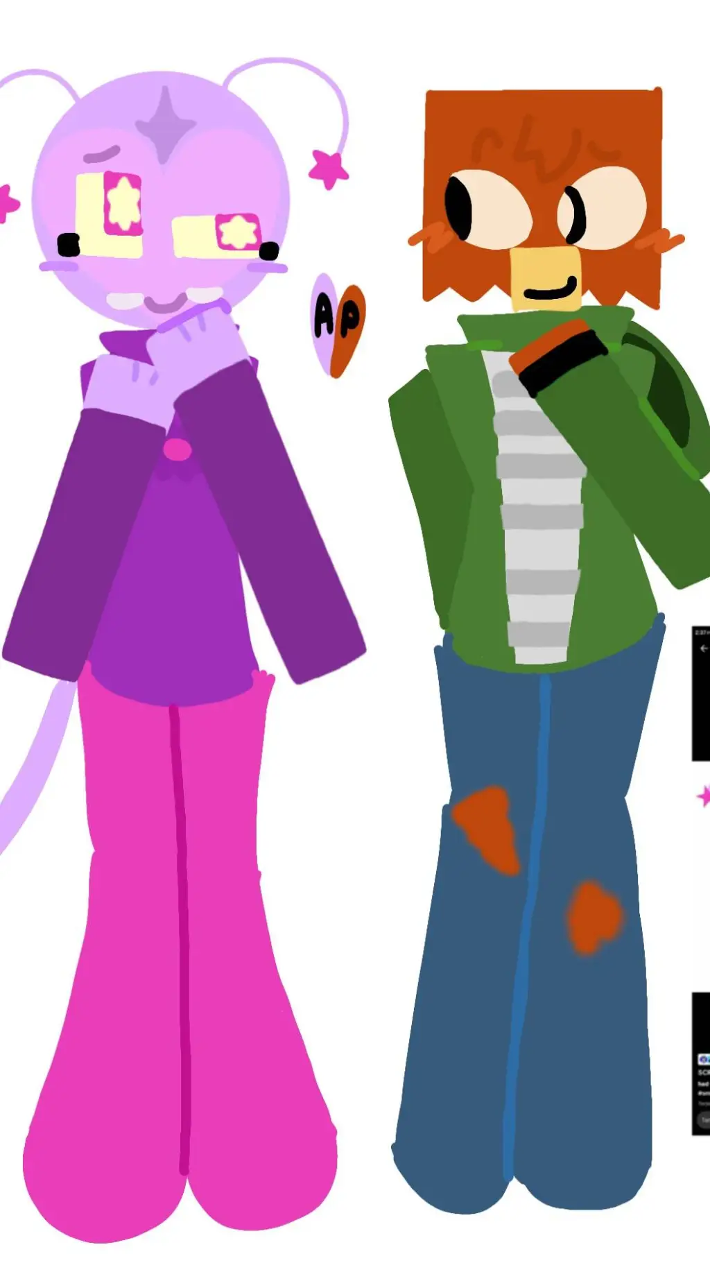 ai character: Ame X PB! background