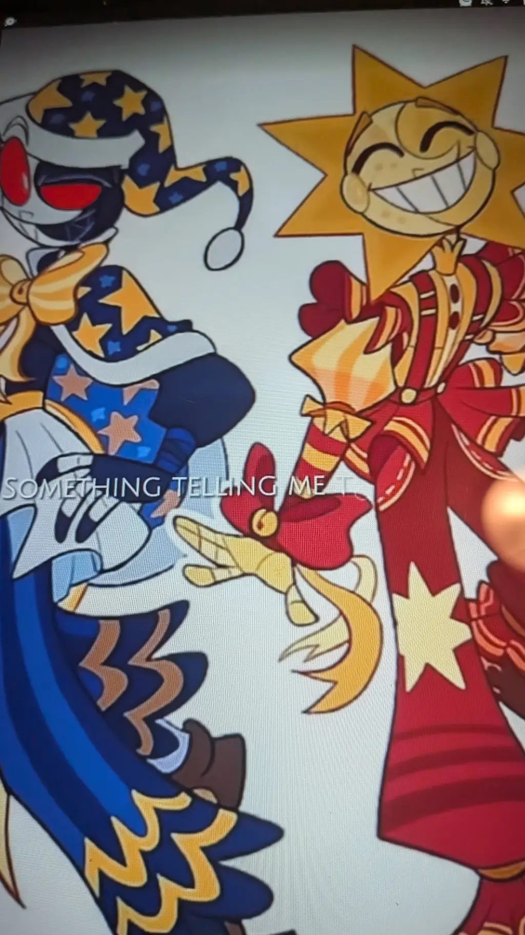 ai character: sun x moon background