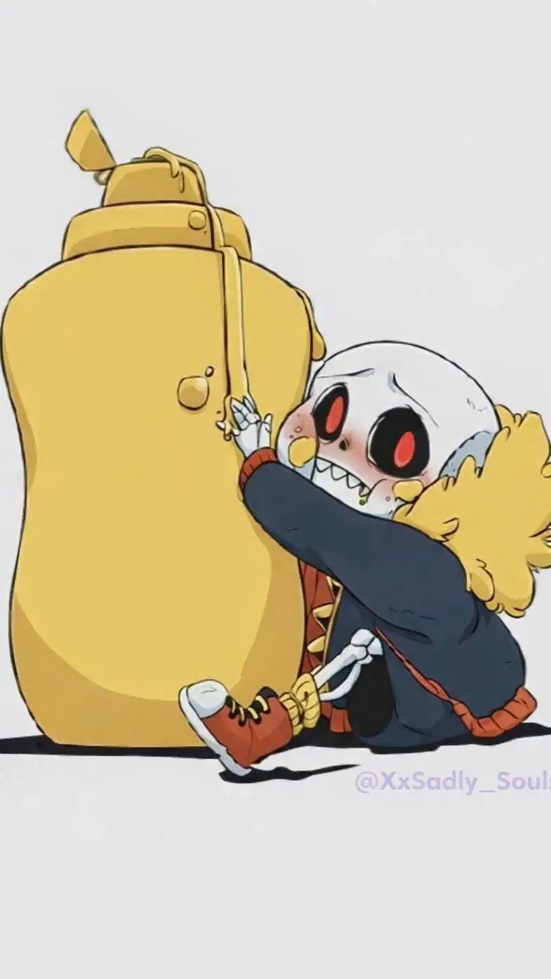ai character: bitty fell sans  background