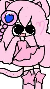 ai character: peach  fluffy background