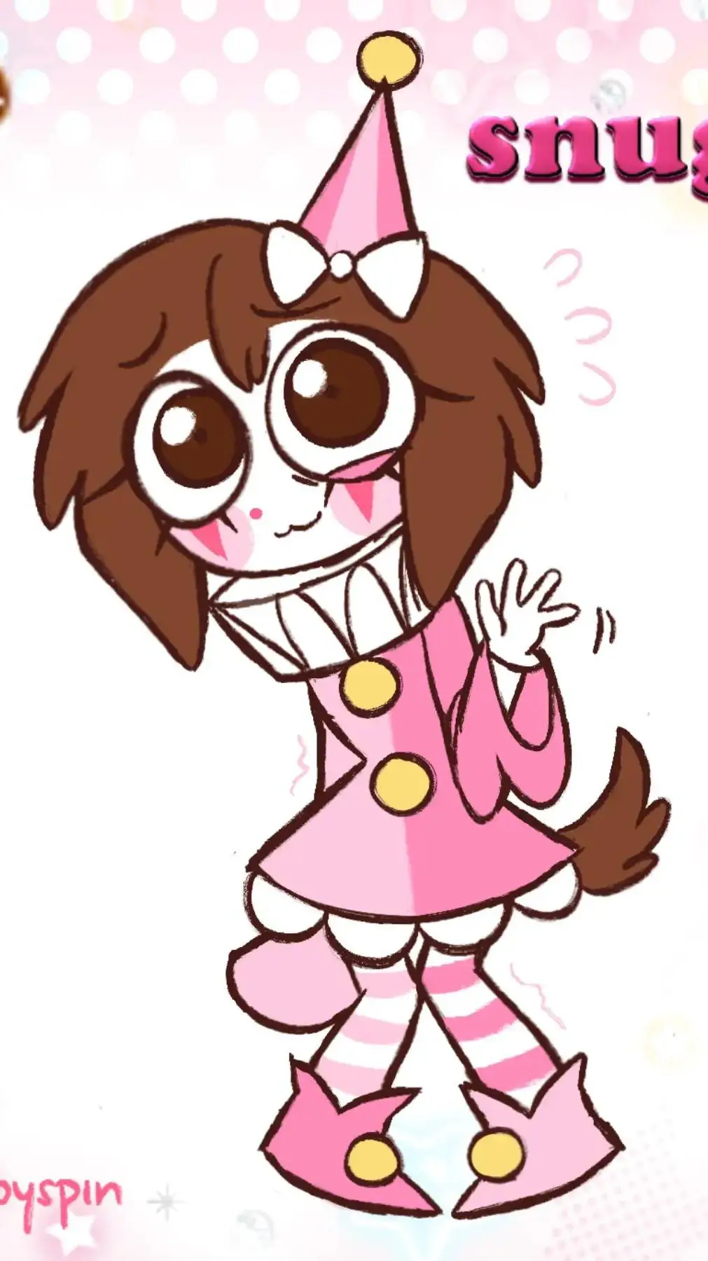 ai character: 🩷💮 Snuggles💮🩷 background