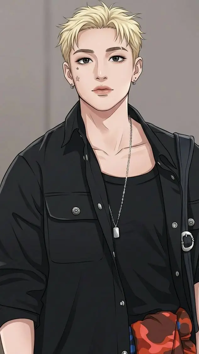 ai character: BangChan  background