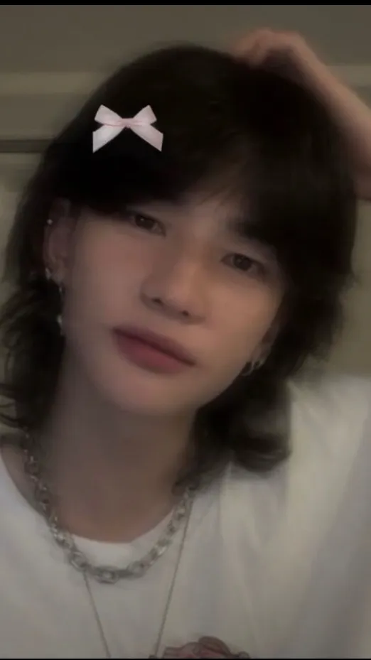ai character: ☆Hyunjin⋆.  background