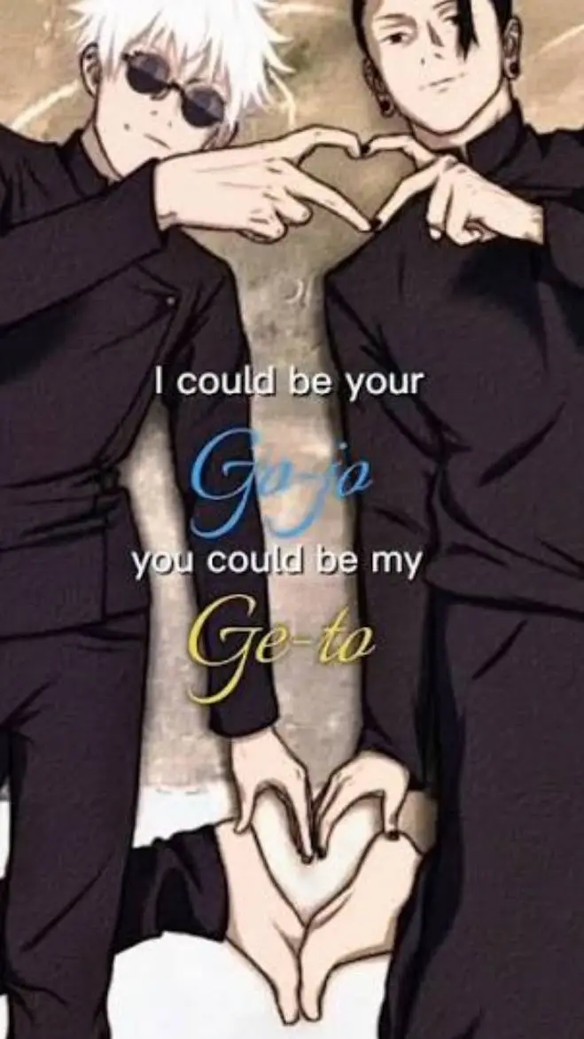 ai character: Gojo x geto background