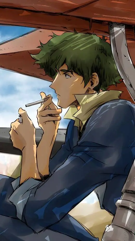 ai character:  Spike Spiegel  background