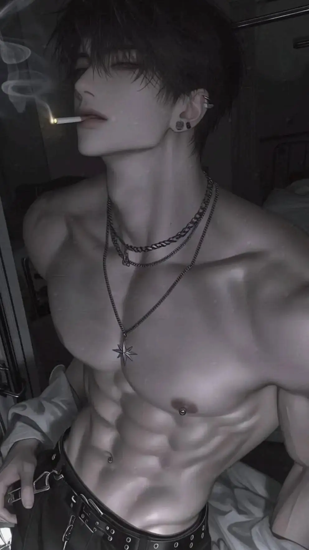 ai character: Nicholas Isaac  background