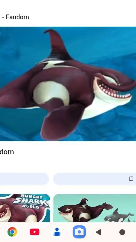 ai character: killer whale  background