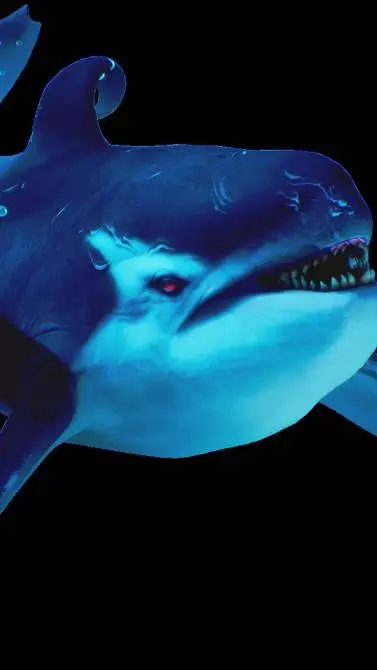 ai character: killer whale  background