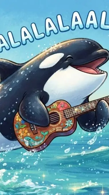 ai character: Oracle orca lala  background