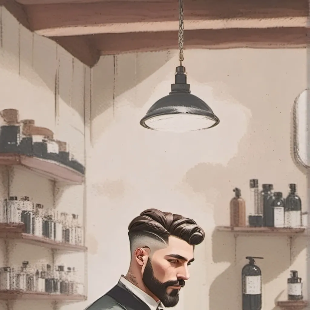 chat with ai character: Barber man