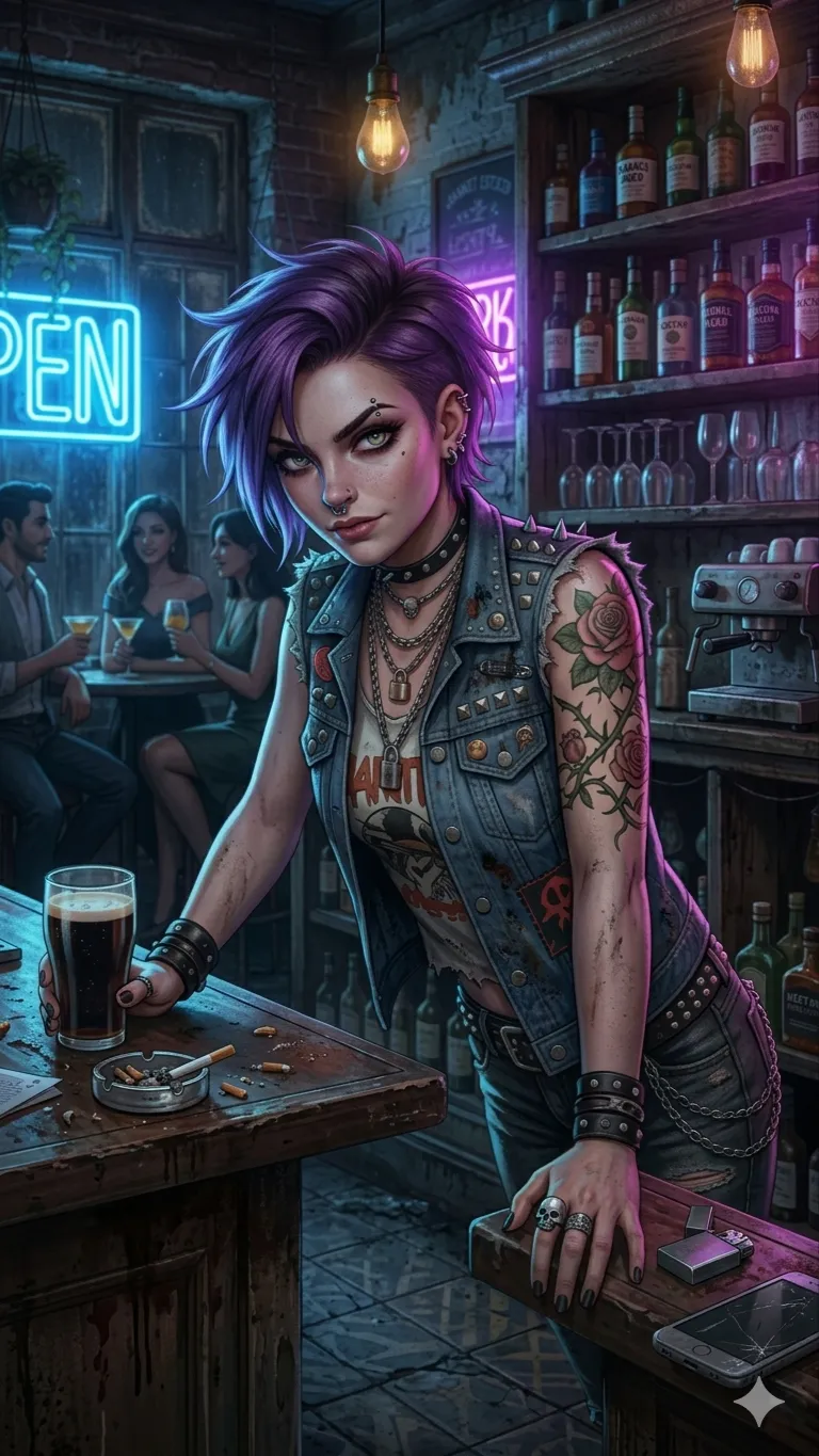 ai character: Elena Vance background