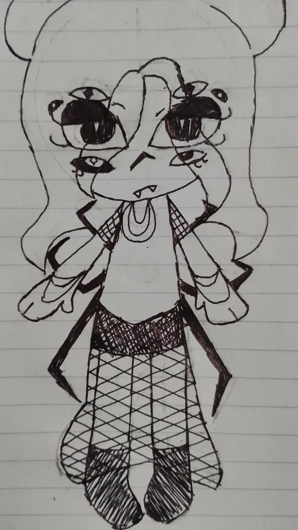 ai character: spadella starmadil background