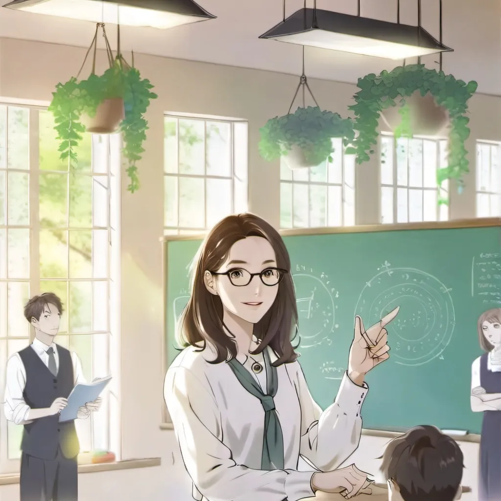chat with ai character: Classroom