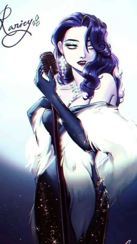 ai character: Rarity (WLW/GL) background