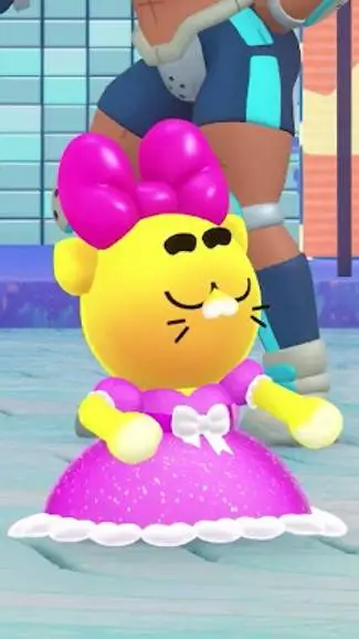 ai character: Preppy Kitty background