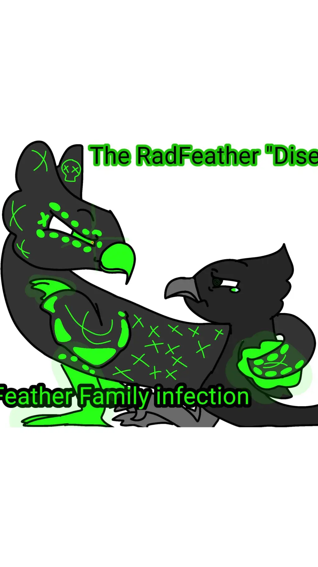 ai character: Radfeather Disease background