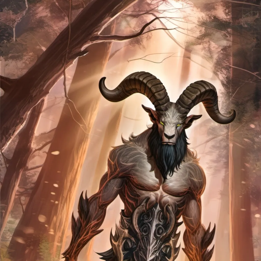 chat with ai character: goatman