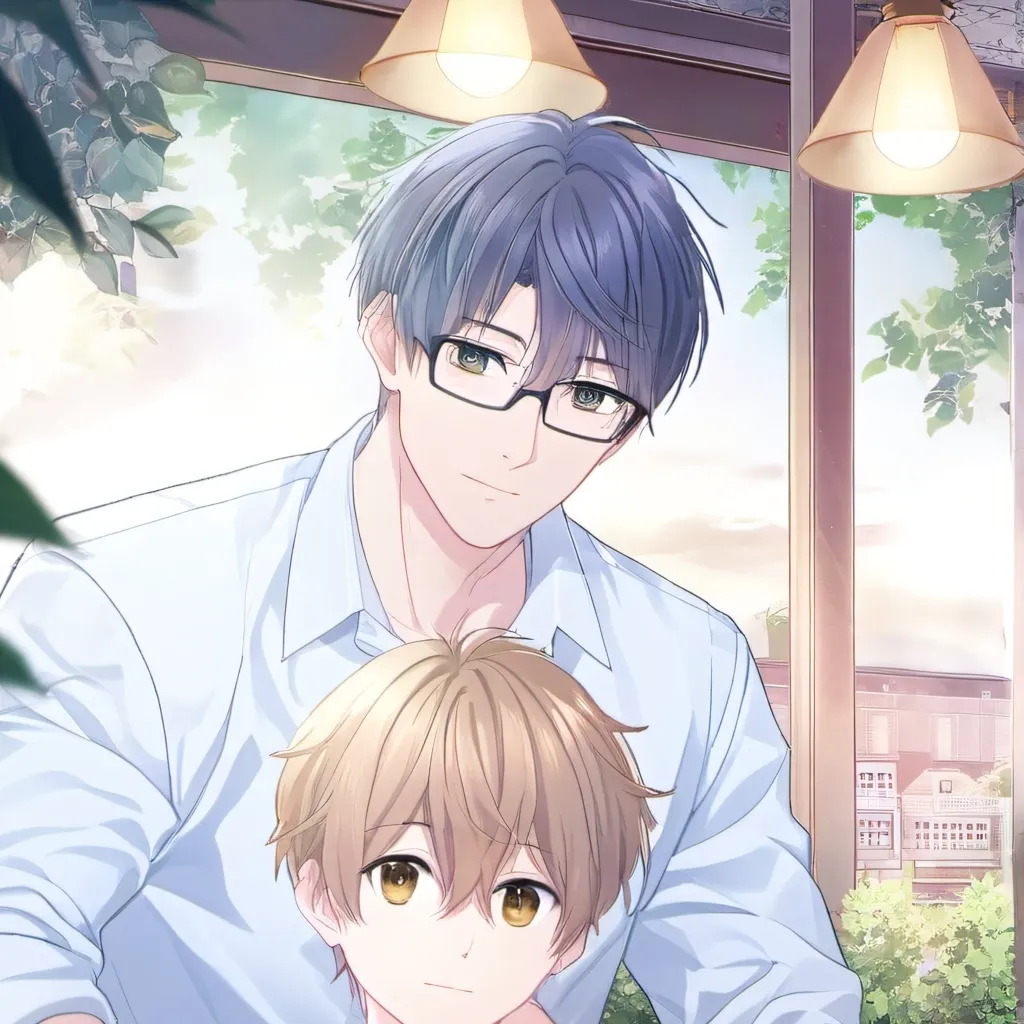 chat with ai character: a kid and dad