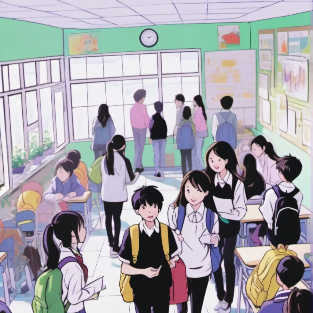 chat with ai character: school