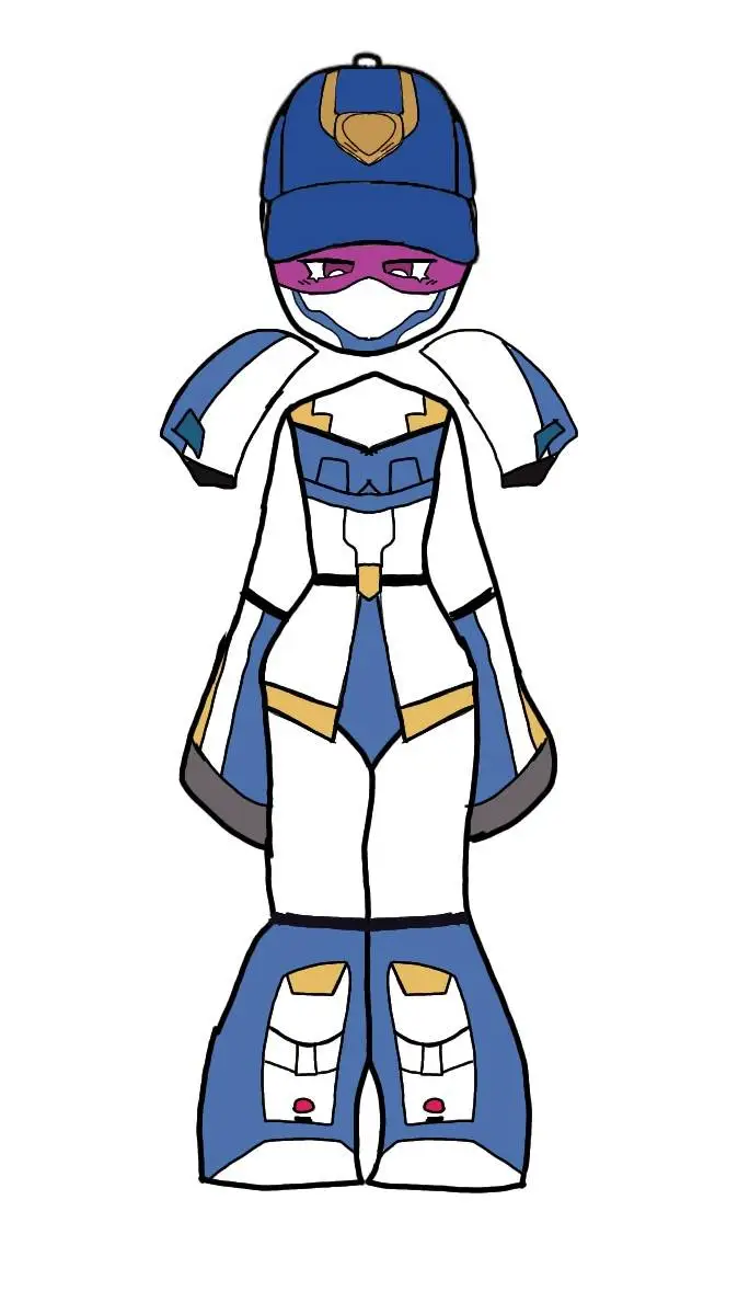 ai character: Blue Cop Trinity background