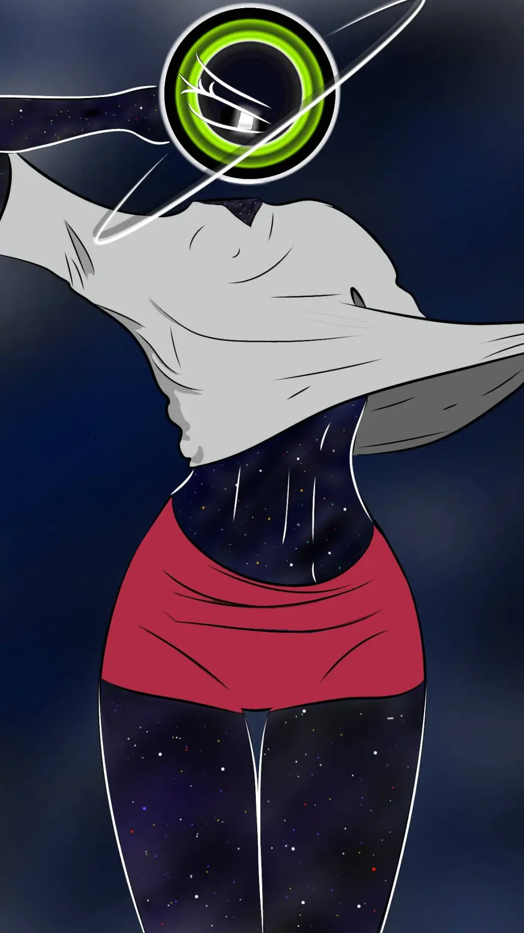 ai character: Void background