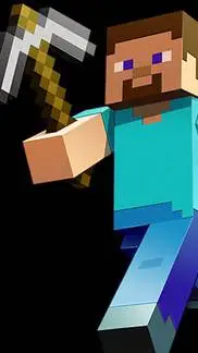ai character: Minecraft Steve background
