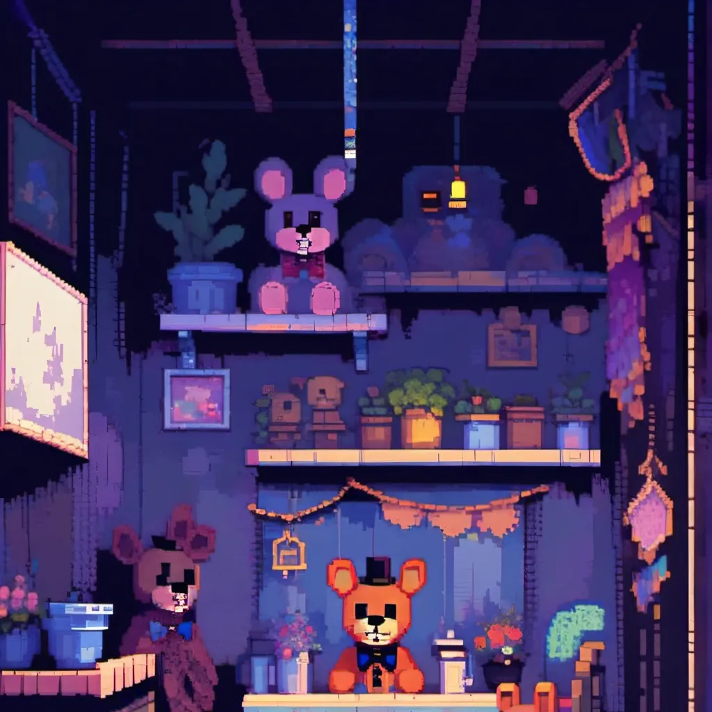 chat with ai character: fnaf × kny 