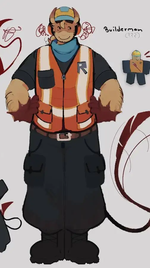 ai character: Builderman background