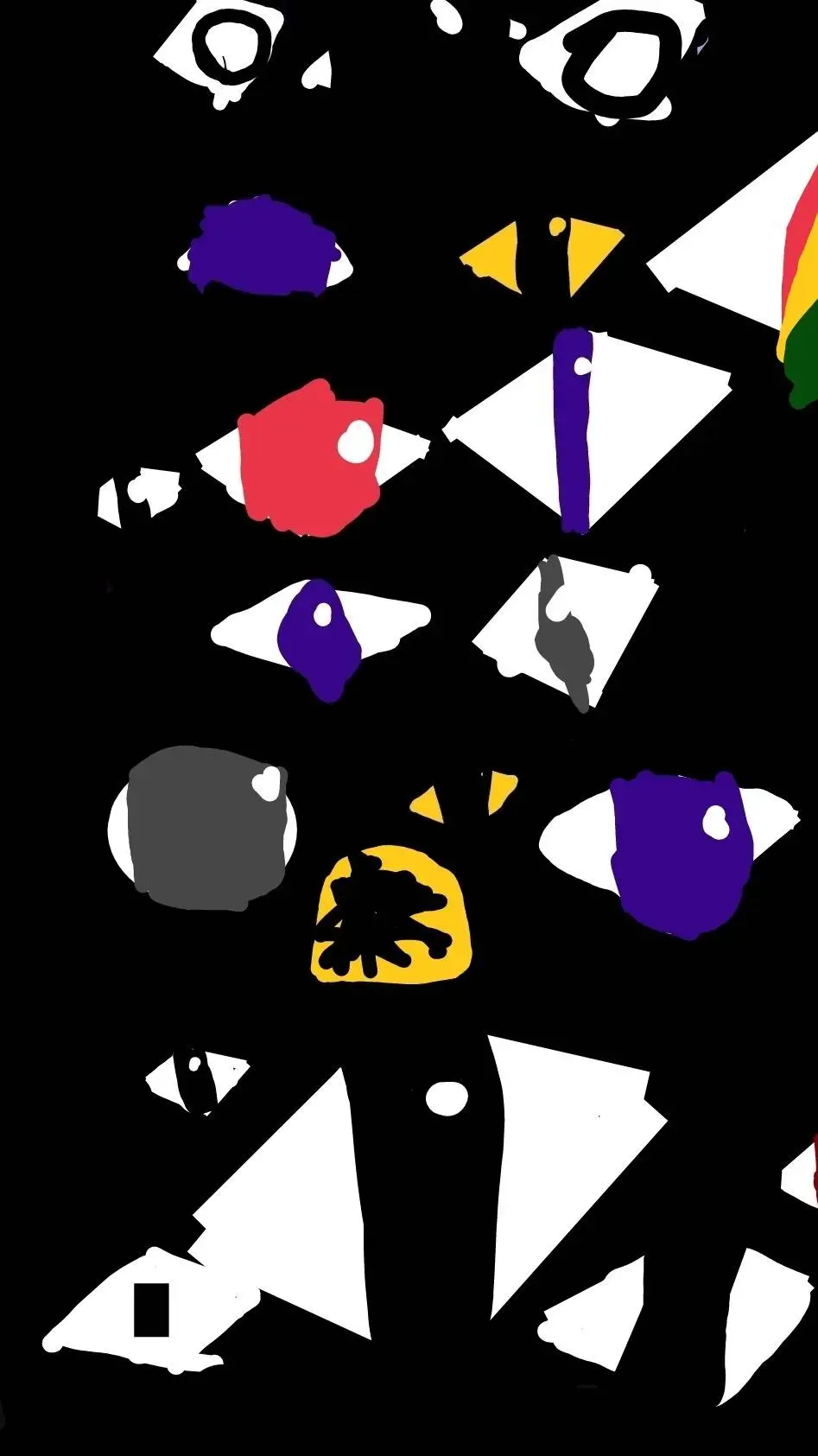 ai character: Jax abstractsen background