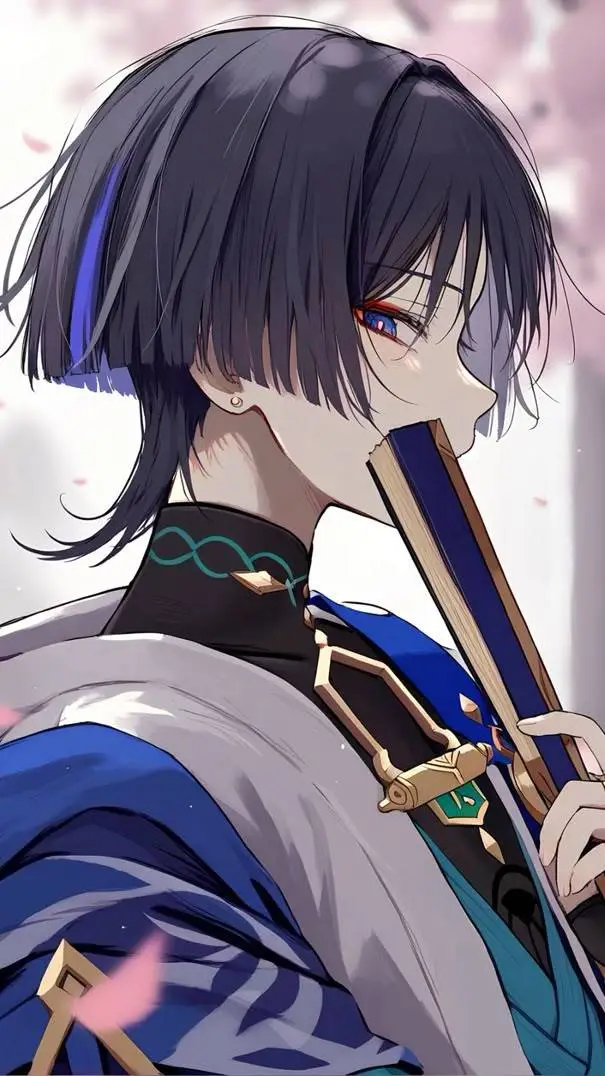 ai character: Скарамуче background