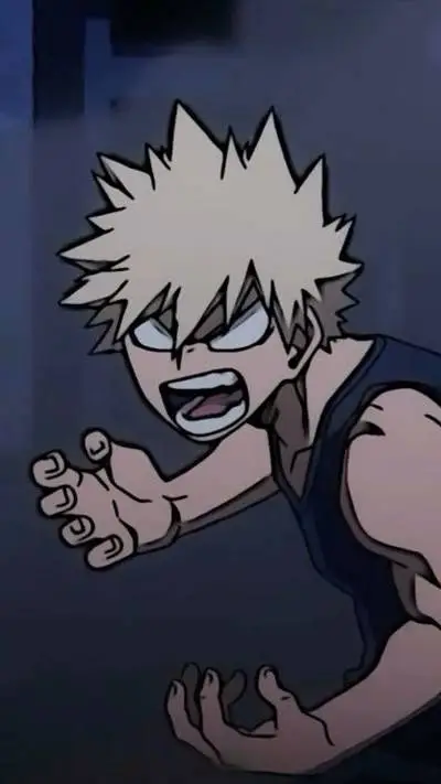 ai character: bakugo 😝~ background
